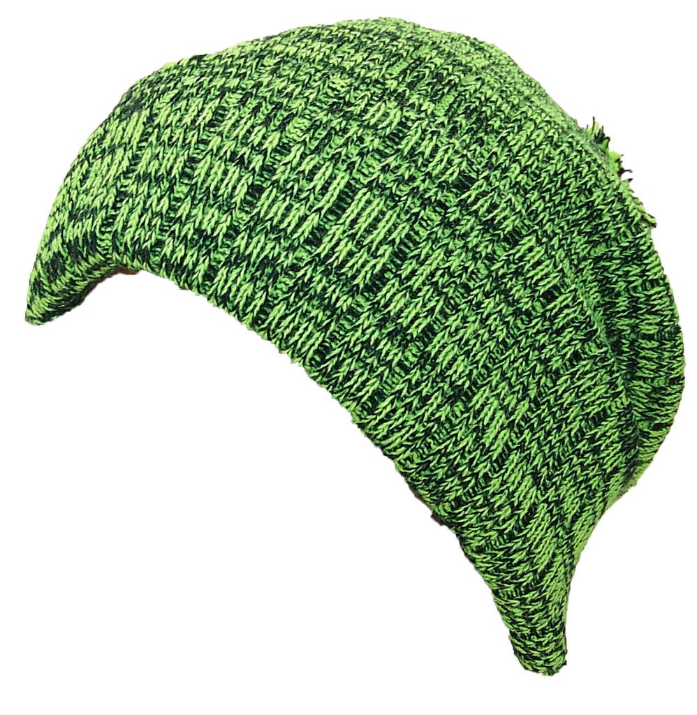 neon green winter hat