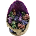 thumbnail image 6 of Ebros Geode Dragon Egg LED Light Display Stand with 12 Baby Dragons Figurine Set, 6 of 8
