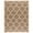 Brown/Bone, variant on SAFAVIEH Courtyard Alyssa Geometric Indoor/Outdoor Area Rug, Black/Beige, 4' x 5'7"