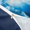 thumbnail image 4 of Castle Fairy Photorealistic Manta Ray Seascape Twin Duvet Cover,Sunbeam Sand Deep Ocean Art Twin Bedding,Deep Azure,Navy Blue Reversible,2pcs,No Comforter,1 Duvet Cover and 1 Pillowcase, 4 of 6