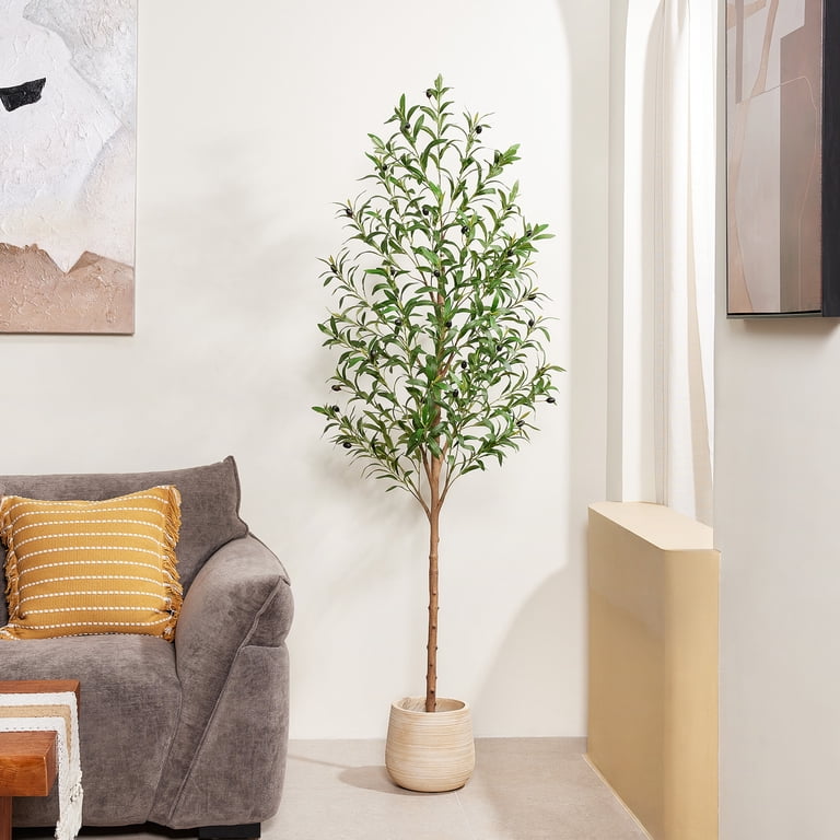 DR.Planzen 6-Foot Artificial Olive Tree with Faux Fruits photo 5