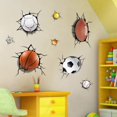 thumbnail image 2 of Calcomanía de pared, calcomanía de pared de baloncesto 3D, calcomanía de pared autoadhesiva, calcomanía de pared de baloncesto de calidad profesional, 2 of 10