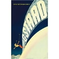 thumbnail image 3 of Vintage Apple Collection 10x14 Black Modern Framed Museum Art Print Titled - Gstaad, 3 of 5