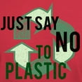 thumbnail image 3 of CafePress - Just Say No To Plastic Dark T Shirt - Men's Classic Graphic Cotton T-Shirt, 3 of 4