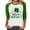 Green-3, variant on Ohufall 3/4 Sleeve Shirts for Women St Patricks Day Shirt Crewneck T-shirts 2026 Trendy Plus Size Raglan Tops, S-5XL