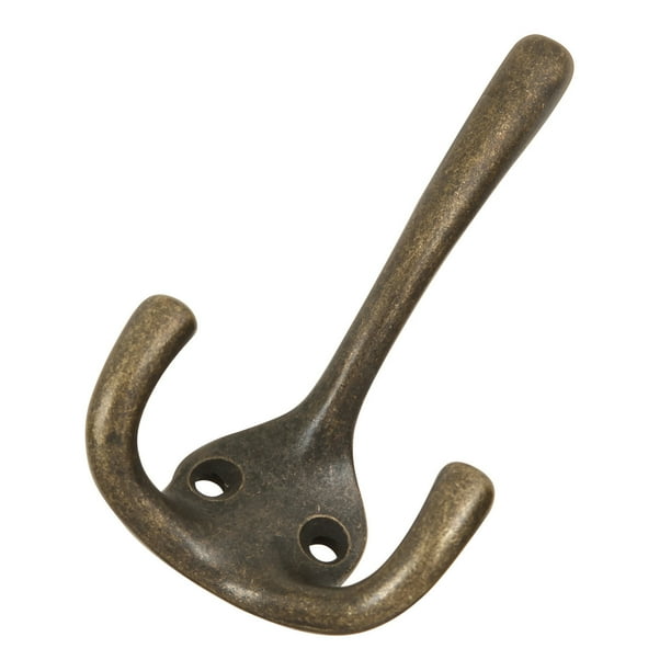 Hickory Hardware P25026 Triple Metal Coat Hook