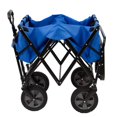 thumbnail image 2 of Mac Sports Chariot Utilitaire Pliant de Jardin Extérieur avec Table, Bleu (2 Pack), 2 of 5