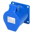 thumbnail image 2 of Zócalo CEE azul de latón de PC de salida industrial oculta de 3 pines para energía eléctrica IP44 220-250V, 2 of 8