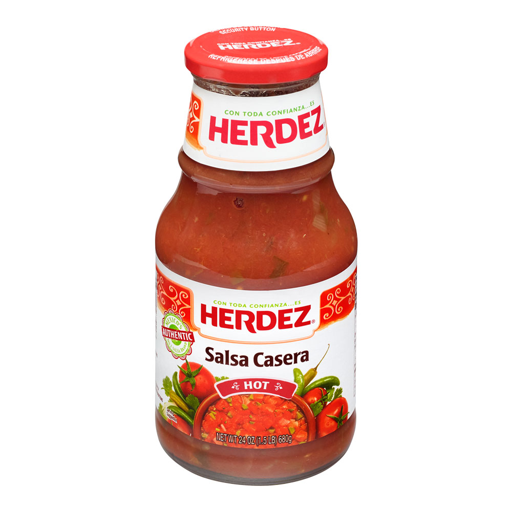 Herdez Salsa Casera Hot, 24 Ounce