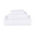 thumbnail image 2 of Superior Soho Ribbed Cotton 3-Piece Assorted Towel Set, White, 2 of 9