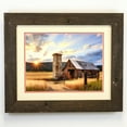 thumbnail image 5 of ArtToFrames 10" x 10" Real Reclaimed Brown Barnwood Picture Frame, 10x10 inch Brown Wood Poster Frame (WOM-4816), 5 of 8