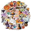 thumbnail image 1 of 50 piezas de pegatinas de graffiti de dibujos animados de Halloween (tipo B de Halloween holográfico), 1 of 5