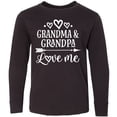 thumbnail image 3 of Inktastic Grandma Grandpa Love Me Grandchild Long Sleeve Youth T-Shirt, 3 of 5