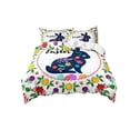 thumbnail image 2 of Tdxkok Easter Festal 3 Piece Bedding Set Cartoons Rabbits and Egg Graphic Patterns 2 Pillowcases and 1 Duvet Cover Good Quality Soft Fabric Home Decor Accents Easter Party Supplies, 2 of 6