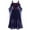 Navy, variant on 2026 ! Womens Clothes asdoklhq Womens Plus Size Tops Women Plus Size Solid Cold Shoulder Butterfly Sleeve Lace Up Halloween Dress