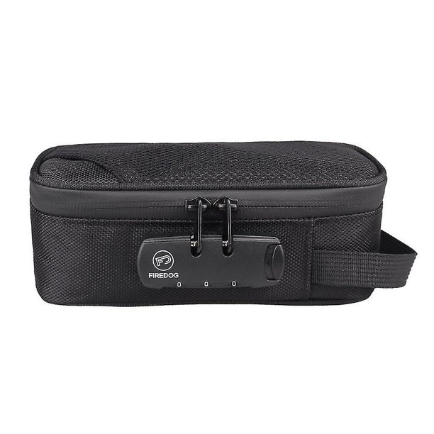 Bolsa a prueba de olores con cerradura, contenedores de caja a prueba de olores forrados de carbono para almacenamiento de viaje, bolsa de carbón