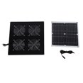 Solar Panel Exhaust Fan Kit 12W IP65 Weatherproof Excellent Ventilation