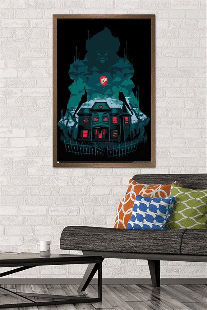 IT - House Wall Poster, 22.375" x 34", Framed