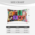 thumbnail image 4 of Goofa Cute doggies Pattern Pillow Case – Plush & Soft Cushion Cover, Hypoallergenic Throw Pillow Case for Comfortable Sleep with Envelope Closure-20"x30", 4 of 6