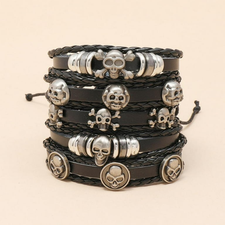 Skull wrap bracelet outlet