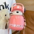 thumbnail image 4 of Auriculares inteligentes con forma de oso, de acero inoxidable 316 de grado alimenticio, pajita para estudiantes y niños, taza de agua, termo, 4 of 5