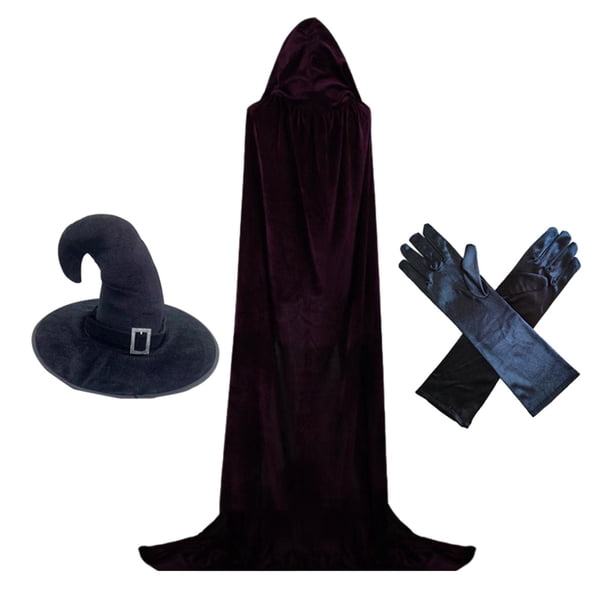 Conjunto De Disfraz Fernando Disfraz De Cosplay De Bruja De Halloween 3 piezas