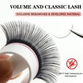 thumbnail image 4 of Qeelasee False Eyelash Extensions 0.10mm Classic Individual Lashes supplies D Curl 10 mm, 4 of 8