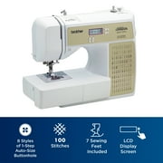 Brother CE1125PRW Computerized 100-Stitch Project Runway Sewing Machine