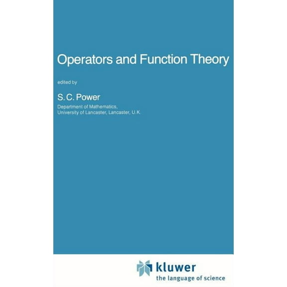 NATO Science Series C: Operators and Function Theory, Book 153, (Hardcover)