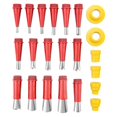 thumbnail image 2 of 22Pcs Stainless Steel Caulk Nozzle Applicator Caulking Finisher Glue Silicone Sealant Finishing Tool Kitchen Bathroom, 2 of 5