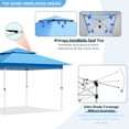thumbnail image 2 of LAZY BUDDY 12' x 12' Ez Pop up Canopy Tent Folding Instant Shelter Outdoor Camping Party Canopy Gazebo, Adjustable Height, 2 of 9