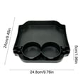 thumbnail image 3 of geerera Beach Bag Organizer Tray with Multislot Cup Holders, Extra Capacity Storage Tray for Beach Tote, Outdoor Picnic Beach Camping Accessory, 3 of 6