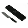 thumbnail image 3 of Chef Craft Elite German Santoku Knife, 7 inch blade 12 inch in length, Stainless Steel/Black, 3 of 3