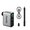 Gray, variant on Fanttik X10 Ace Mini Bike Pump with Gauge, 120PSI Electric Tiny Bike Pump with Presta and Schrader Valve, Auto Stop, Fast Inflation for Road Bike