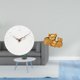 thumbnail image 2 of Reloj de pared decorativo con figura de cerdito de la , colección de estatuas de resina y fibra de madera. Ideal como regalo de inauguración de, 2 of 8