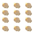 thumbnail image 1 of 12 Pcs Lamp Decorations Gold Led Water Sense Lights Flameless Oil Lamp Shape Tea Lights Decorations For Home Indian Pooja Housewarming Gift, 1 of 9