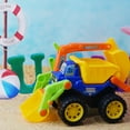 thumbnail image 5 of Large Plastic Construction Loader Toy for Boys Girls with Movable Front Bucket and Durable Wheels for Outdoor Play, 5 of 7