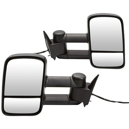 - spec-d tuning rmx-c1088-p-fs chevy ck 1500 ck 2500 3500 black power towing side mirrors tahoe