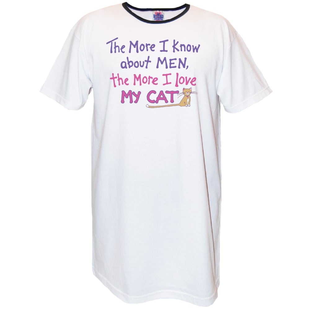 the more i see of men the more i love my cat shirt