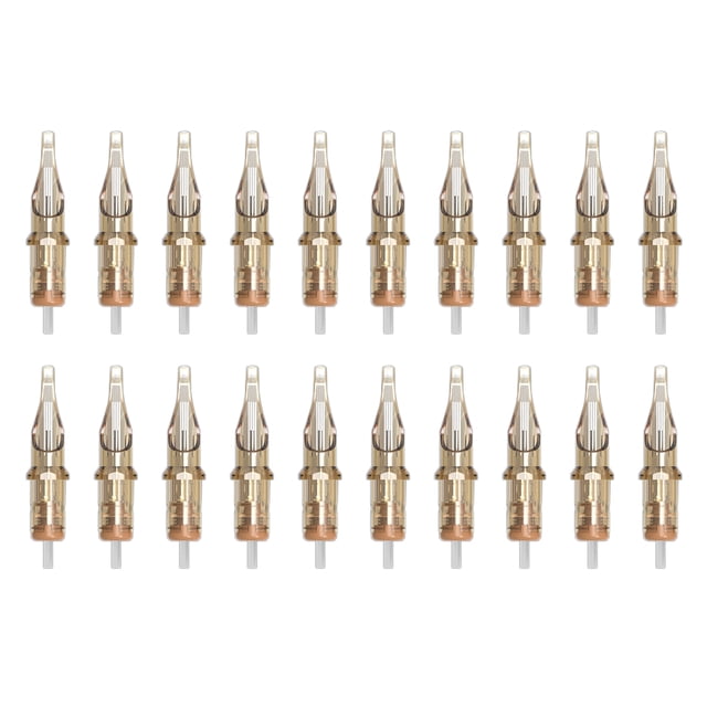 20 piezas 7M1 t-attoo cartucho N-agujas tubos mano Poke esterilizado N-aguja