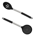 thumbnail image 1 of Sistema de utensilios de cocina de silicona, sistema de utensilios de cocina de 2 piezas, utensilios de cocina antiadherentes, mango de acero inoxidable, 1 of 5