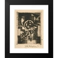 thumbnail image 2 of Johannes Molzahn 19x24 Black Modern Framed Museum Art Print Titled - Little Height Machine (Small Hall Maschiner) (1920), 2 of 5