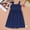 A Navy Blue, variant on TiaoBug Kids Girls Pleated Chiffon Flower Dress Junior Bridesmaid Wedding Gown 4-16