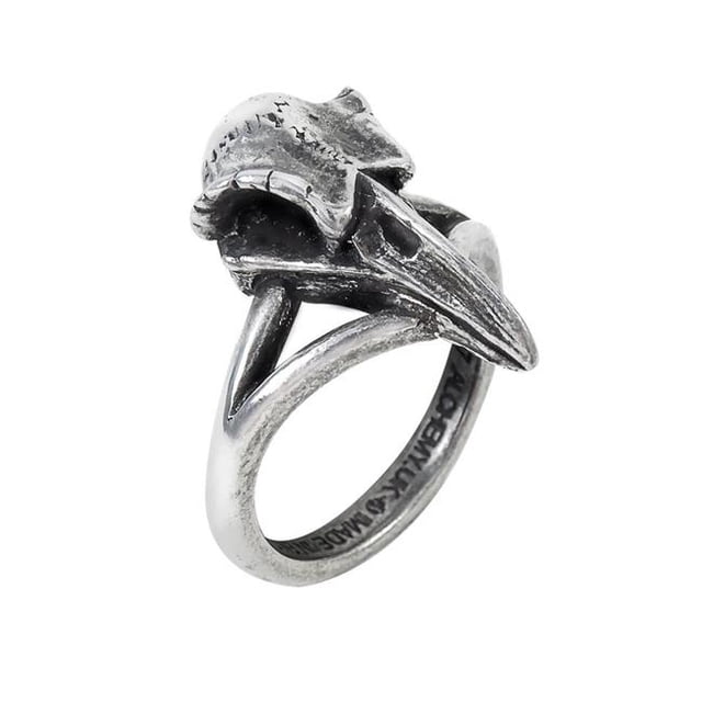 Alchemy Gothic R220N Rabeschadel Kleiner Ring Size N-7