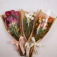 thumbnail image 2 of Paquete de 50 bolsas de flores para ramos, bolsas de ramo, papel de regalo floral Kraft, perfecto para el día de la madre, boda, 2 of 5