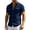 Navy, variant on Guluxicc Men's Cotton Shirts with Pockets Button Down Short Sleeve Shirts for Everyday Wear Trendy Summer Casual Outfits