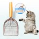 thumbnail image 3 of Pala para arena para gatos Yinane de acero inoxidable con mango de madera multicolor 13,5 cm x 31 cm, 3 of 8