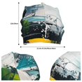 thumbnail image 4 of Logiee Abstract Brushstrokes Green Blue Print Unisex Knit Beanie for Men Women Winter Hat,Beanies Skull Caps, 4 of 7