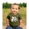 thumbnail image 3 of 2Rex Second Birthday Shirt Toddler Boys 2nd Birthday Tee Party Outfit Military Green Shirt 2T, 3 of 5