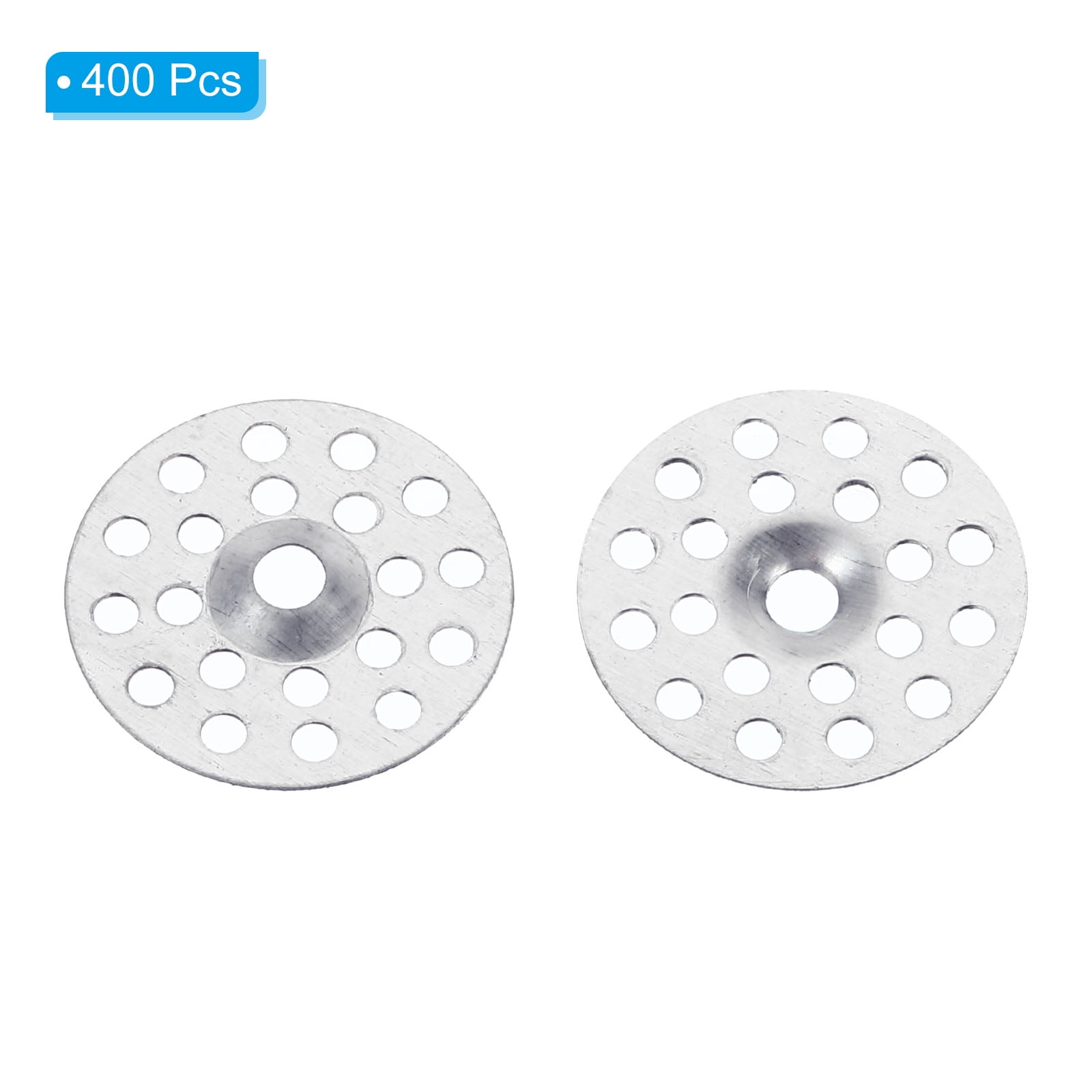 Uxcell 25mm x 2mm Washers for Fixing Insulation Board Flat Metal Gaskets Pin Fasteners 400 Pack